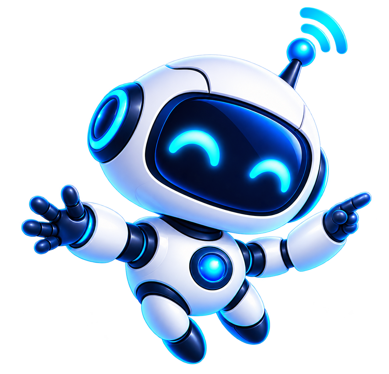 Robô Orbe flutuando
